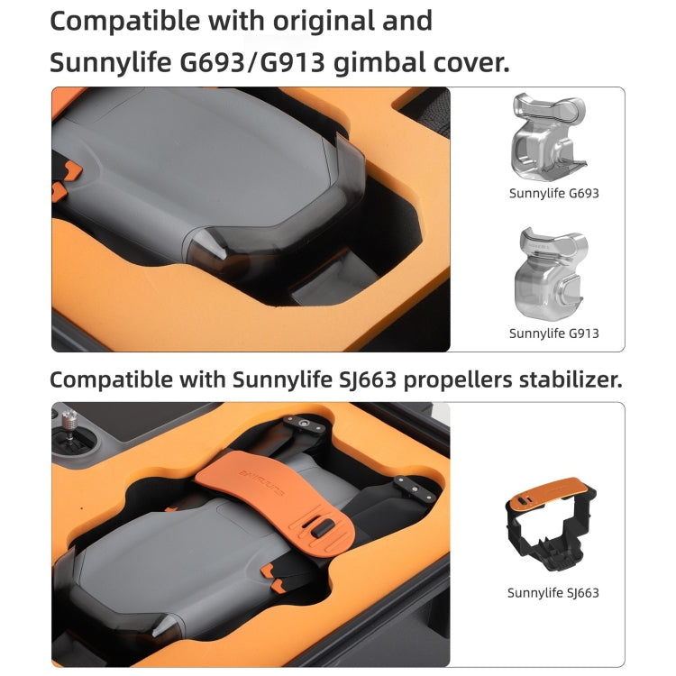 For DJI Air 3S / 3 Sunnylife Safety Carrying Case Large Capacity Waterproof Shock-proof Hard Travel Case, For DJI Air 3S / 3 For DJI Air 3S / 3 Sunnylife Safety Carrying Case Large Capacity Waterproof Shock-proof Hard Travel Case, For DJI Air 3S / 3
